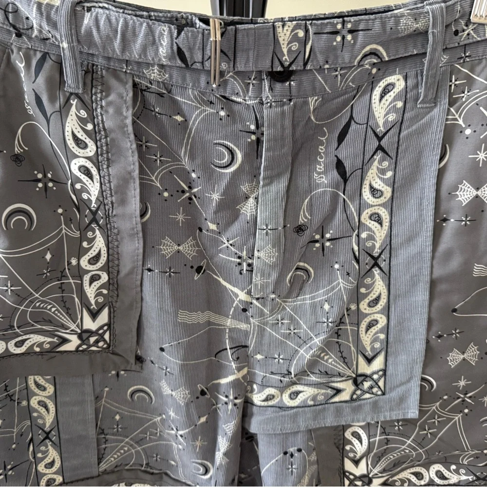 Sacai Beige Cargo Shorts